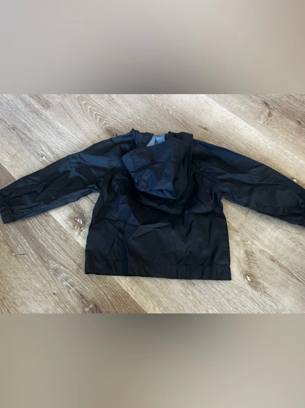 Columbia Kids Black Hooded Raincoat